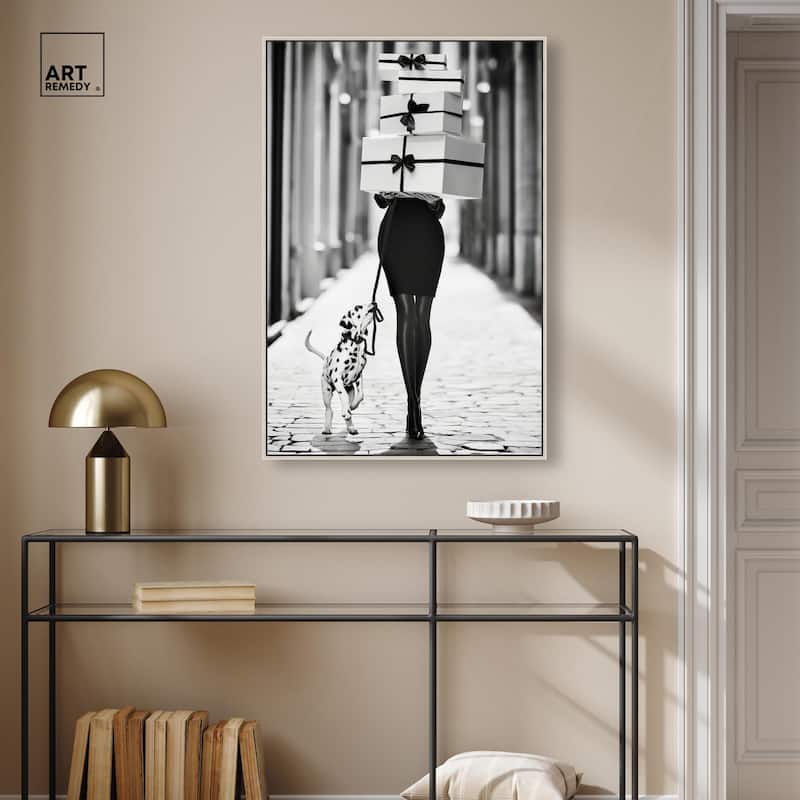 City Dalmatian Canvas by Art Remedy