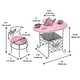 preview thumbnail 5 of 10, Badger Basket Tea Time Metal Doll Table and Chair Set with Accessories - 14" x 7.75" x 10.25"