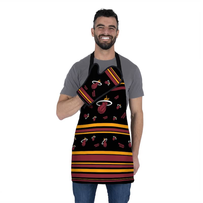 NBA Press Apron BBQ Mitt 2-piece Set