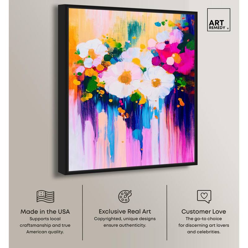 Contrast of Purity I Canvas by Art Remedy