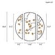 preview thumbnail 5 of 5, Madison Park Golden Gingko Leaves 3-piece Metal Wall Decor Set