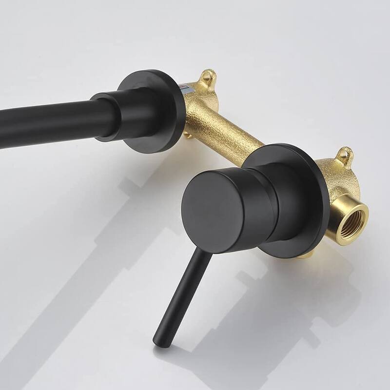 Topcraft Wall Mounted Single Handle Bathroom Faucet