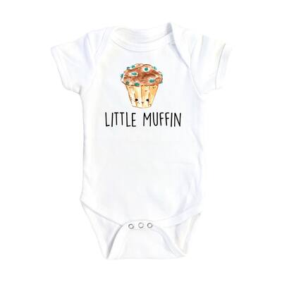 Little Muffin Blue - Baby Boy Girl Clothes Infant Bodysuit Funny Cute Newborn