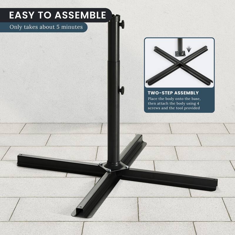 Pro Heavy Duty Patio Umbrella Cross Brace Stand