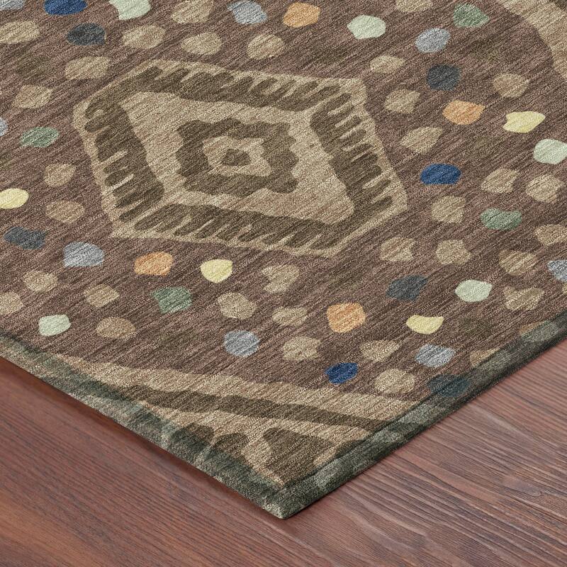 Machine Washable Indoor/ Outdoor Global Nipsey Chantille Rug