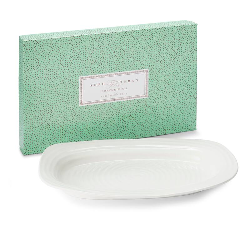 Portmeirion Sophie Conran Sandwich Tray - 13.5" x 9"