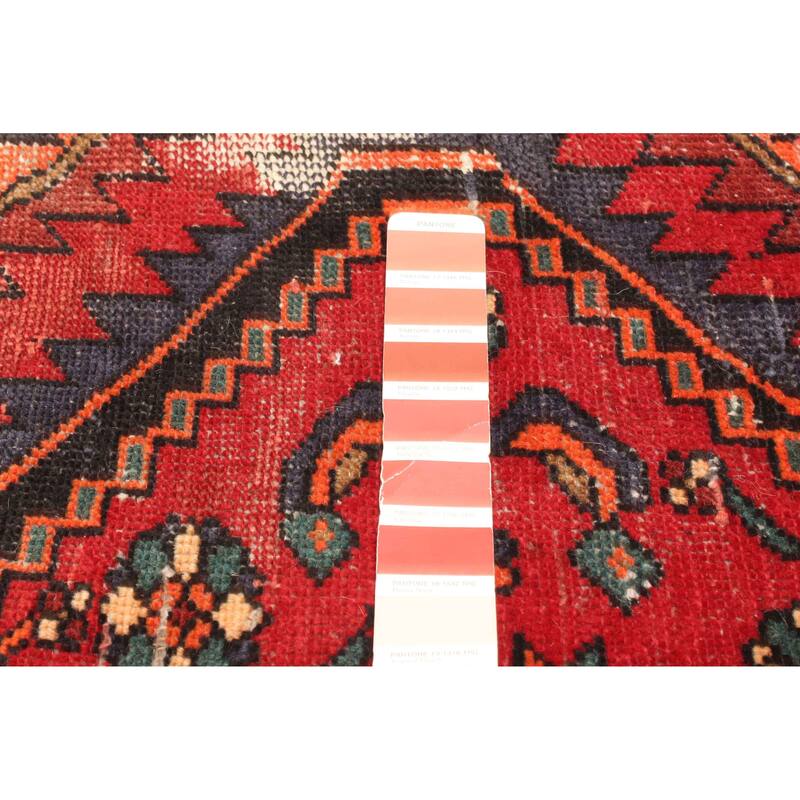 ECARPETGALLERY Hand-knotted Antalya Vintage Red Wool Rug - 4'2 x 6'9