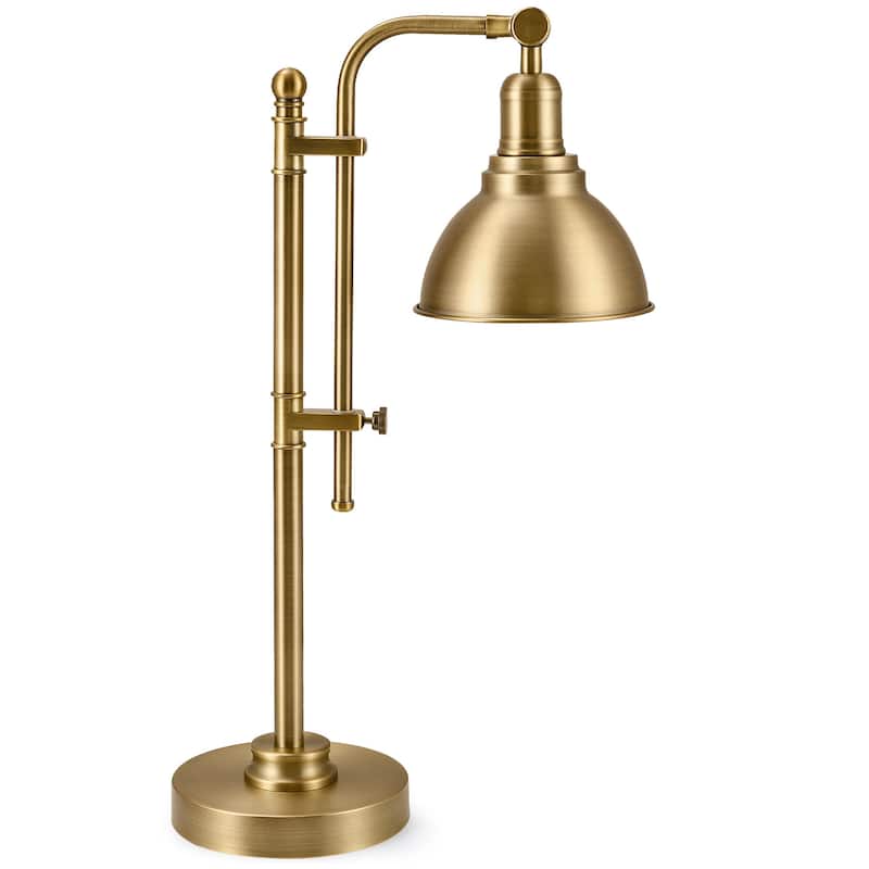 CO-Z 65" Rustic Pharmacy Task Floor Lamp with Adjustable Metal Shade