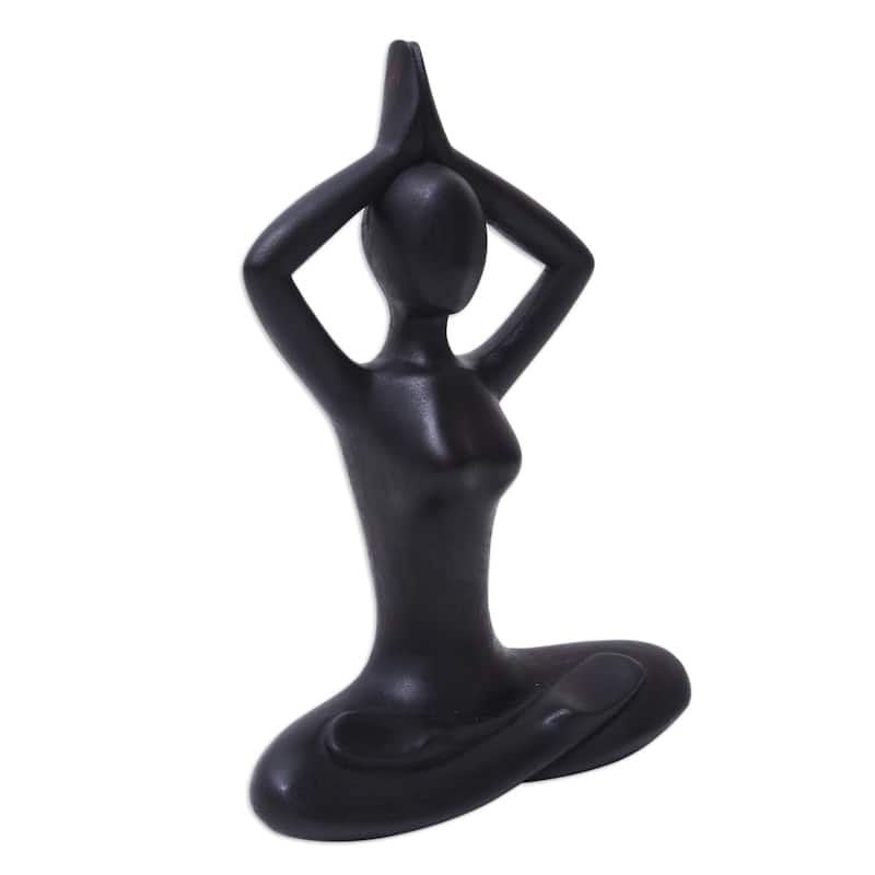 Novica Handmade The Serenity Wood Sculpture