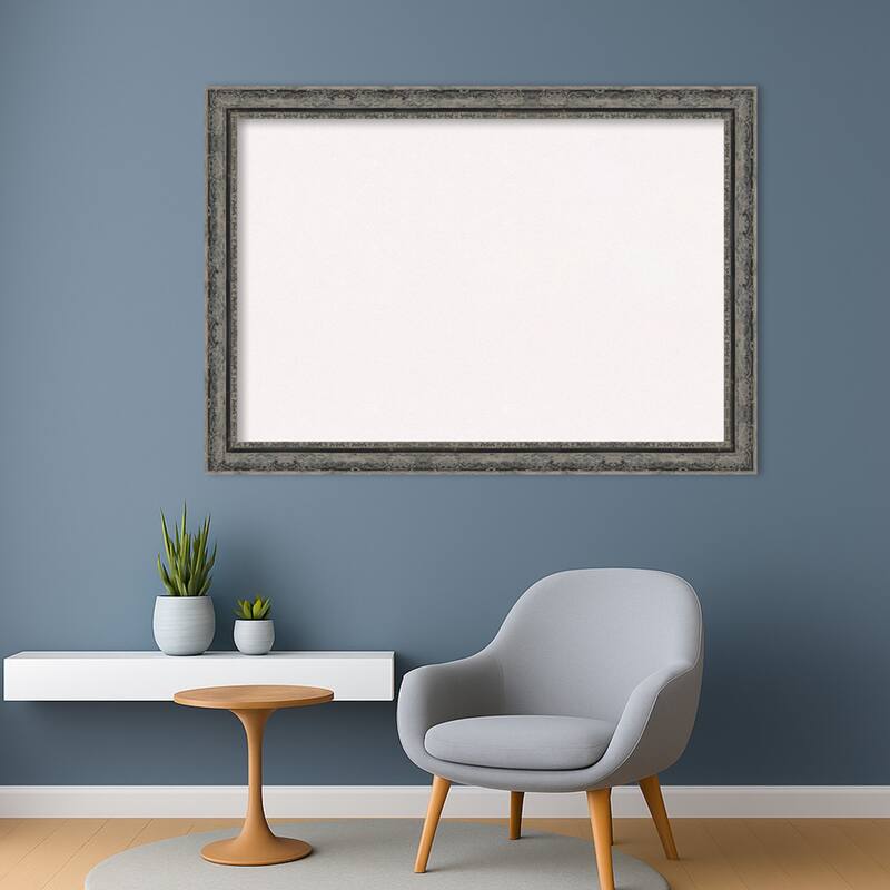 Filigree Matte Black Framed Cork Board - Bulletin Board, Organization Board, Pin Board