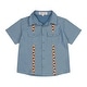 preview thumbnail 1 of 4, Mixed Up Clothing Boys Hemd Short Sleeve Button Down Shirt Light Blue - 10