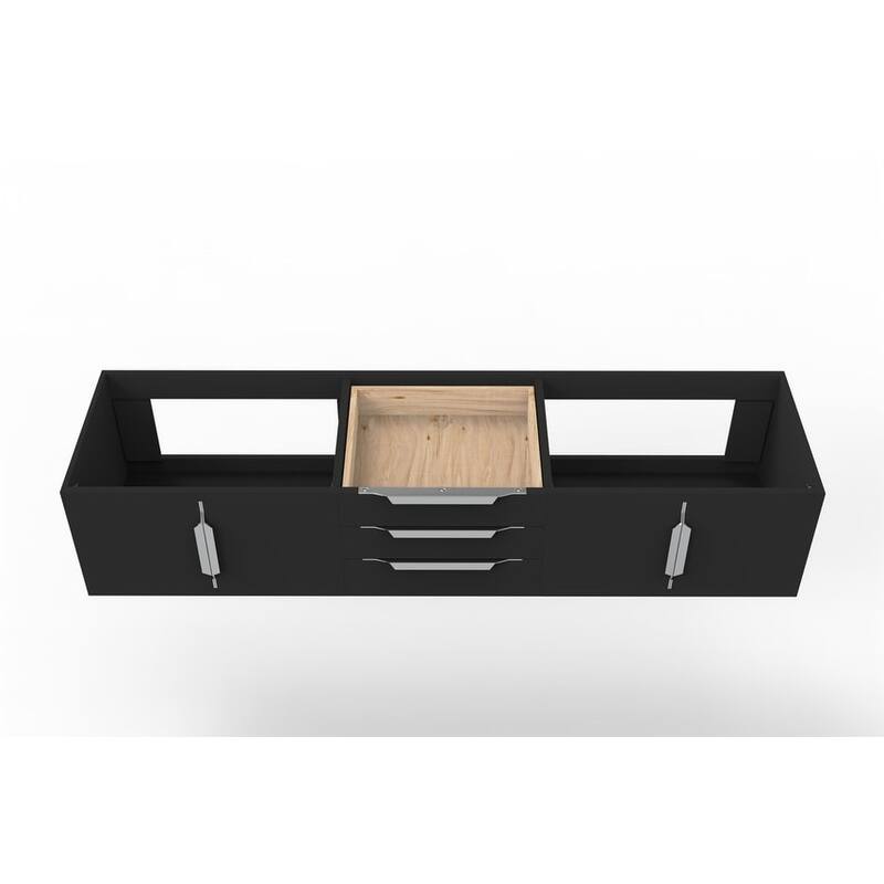 Alpine 72" Wall Mounted Bathroom Vanity (Base Only)