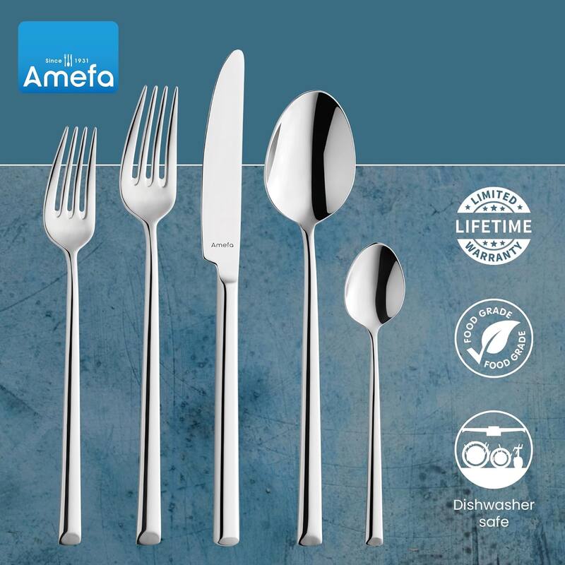 Amefa Metropole 20 Piece 18/10 Stainless Steel Flatware Set