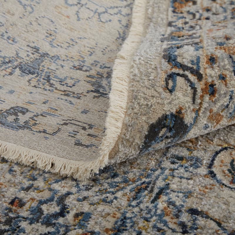 Grand Bazaar Frencess Machine Made Damask Transitional Area Rug