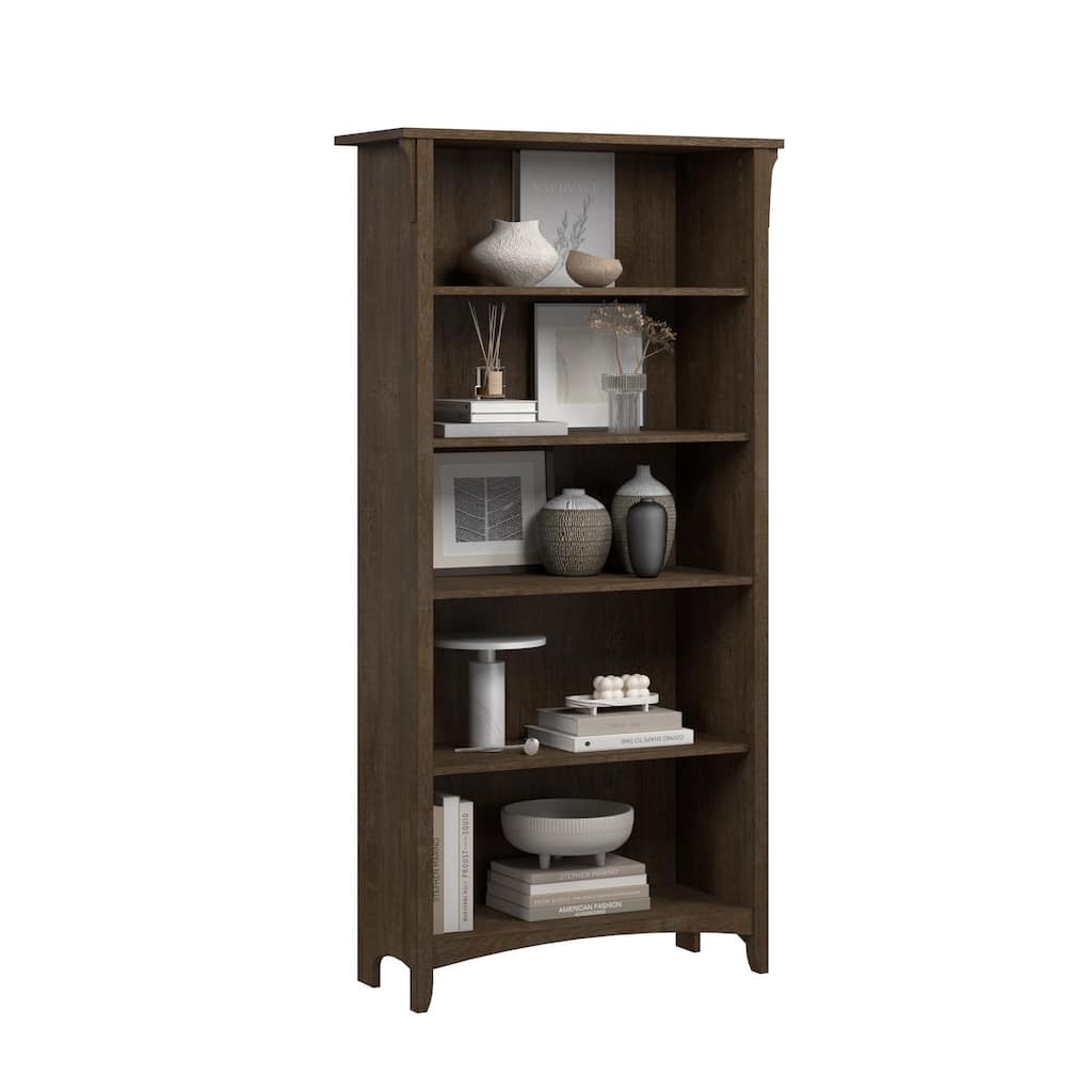 Bush Home Salinas Tall 5 Shelf Bookcase