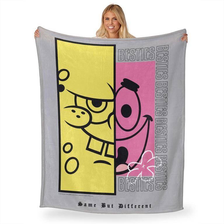 Nickelodeon Spongebob Squarepants Silk Touch Throw Blanket