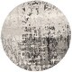 preview thumbnail 13 of 14, SAFAVIEH Retro Elidona Distressed Modern Abstract Rug 6' Round - Light Grey/Grey - Round