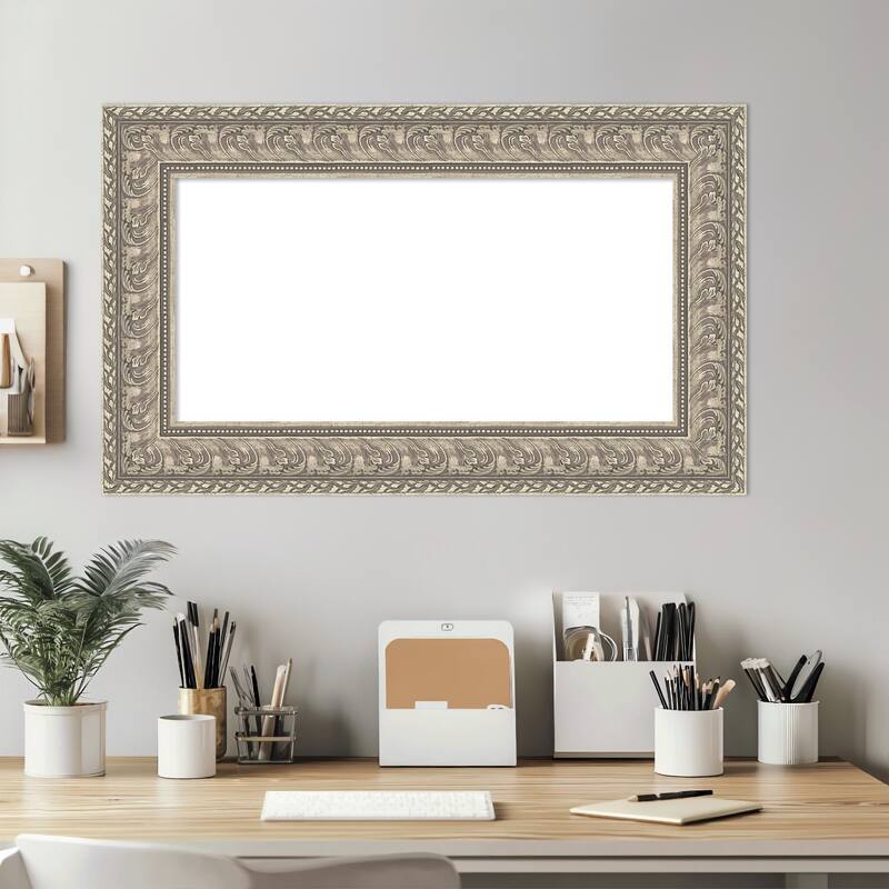 Sydney Silver Framed Dry Erase Magnetic Board