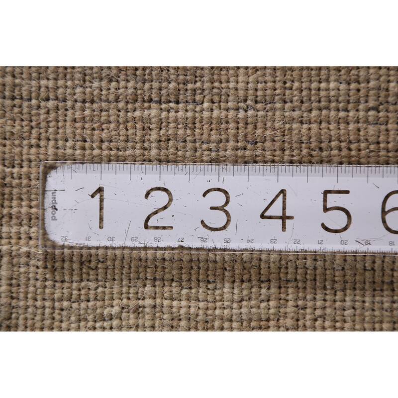 Hand Knotted Oriental 100% Wool Carpet Tribal Tribal Beige & Ivories Gabbeh Area Rug - 9' 8'' X 8' 1''