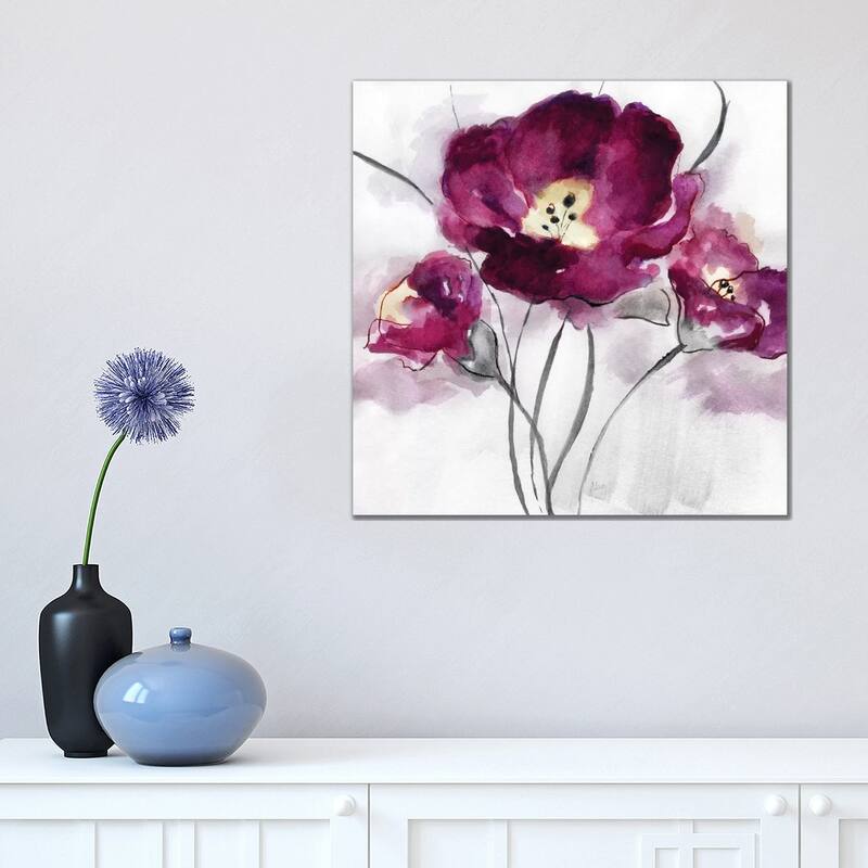 iCanvas "My Magenta I" by Nan Canvas Print - 18x18x1.5
