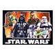 preview thumbnail 9 of 9, Licensed Disney Star Wars Character Youth Digital Printed Indoor Area Rugs, 3'4" x 5'4" 3' x 5'/4' x 6' - Old Trilogy - 3' 4" x 4' 6"