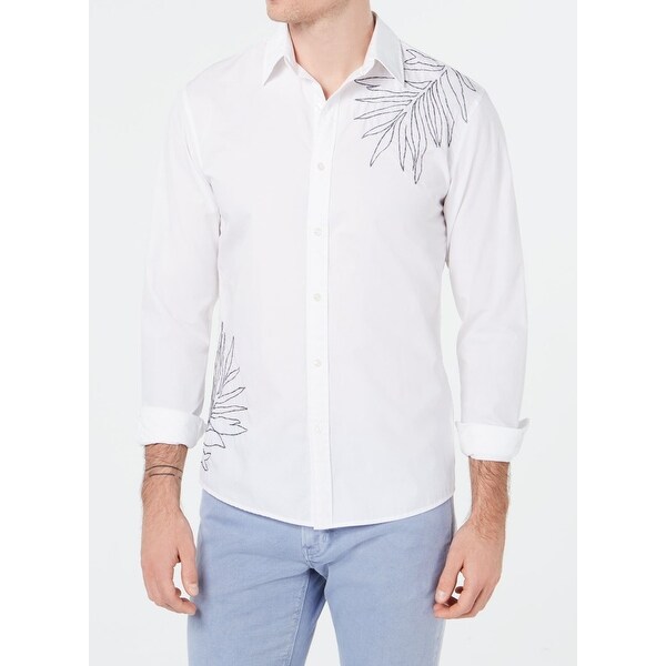 michael kors white button down