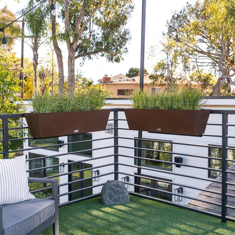 Pure Series Railing Window Box Planter