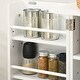 preview thumbnail 18 of 27, 41" Kitchen Pantry Storage Cabinet Spice Cabinets with Built-in Door Shelves