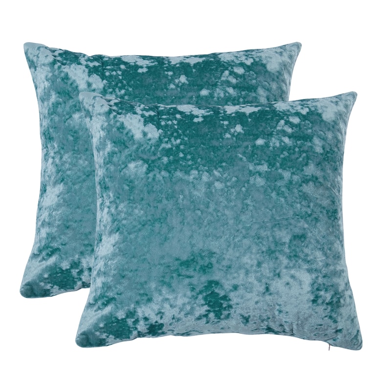 Rancho Crushed Velvet Throw Pillow Cover Set, NO INSERT