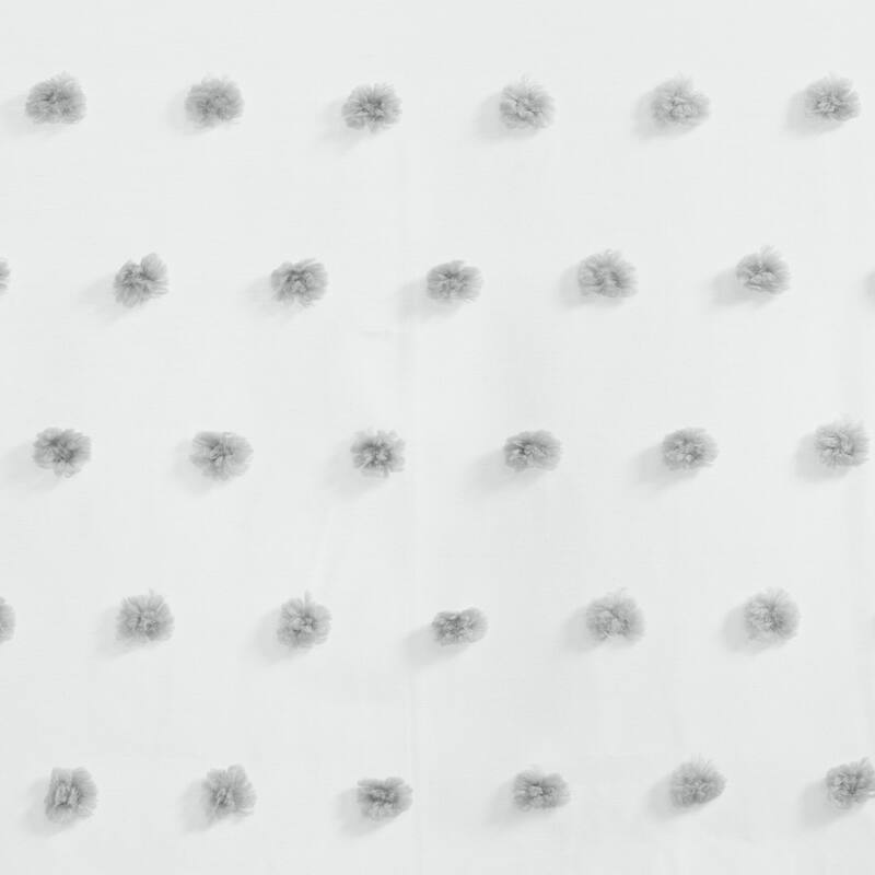 Intelligent Design Sophie Pom Pom Embellished Single Window Panel