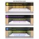 preview thumbnail 12 of 26, DreamLine Unidoor Plus 49-49 1/2 in. W x 72 in. H Frameless Hinged Shower Door - 49" - 49.5" W - 49" - 49.5" W