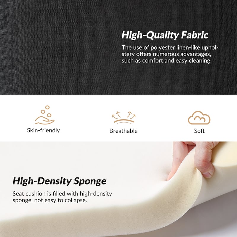 Eugen Modern Dining Chair With Three-legged Design Set Of 2 By HULALA HOME