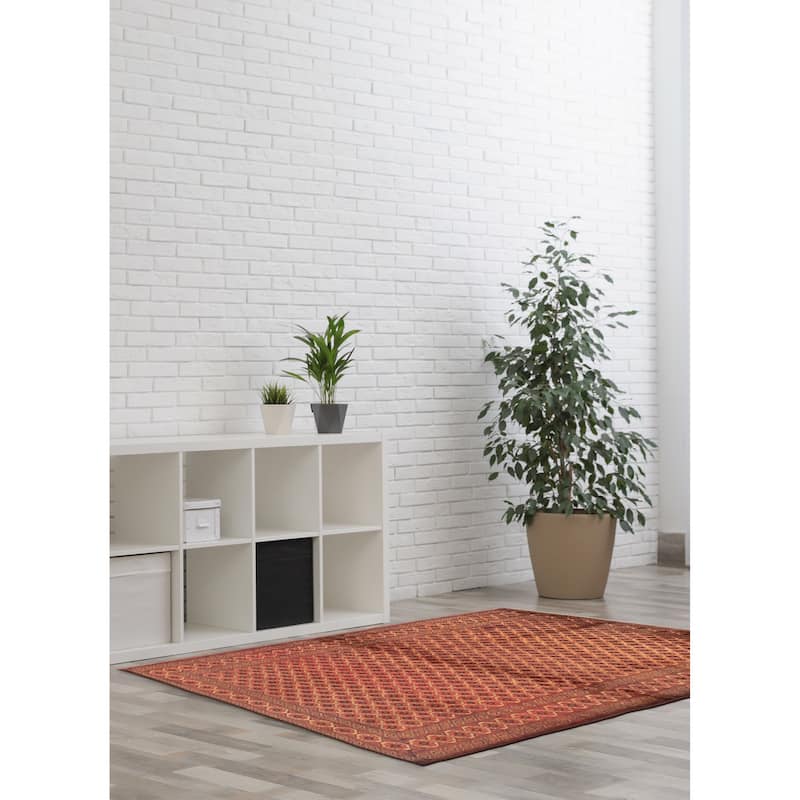 Teimani Tan Rug 3'10" x 6'5" - 3'10 x 6'5