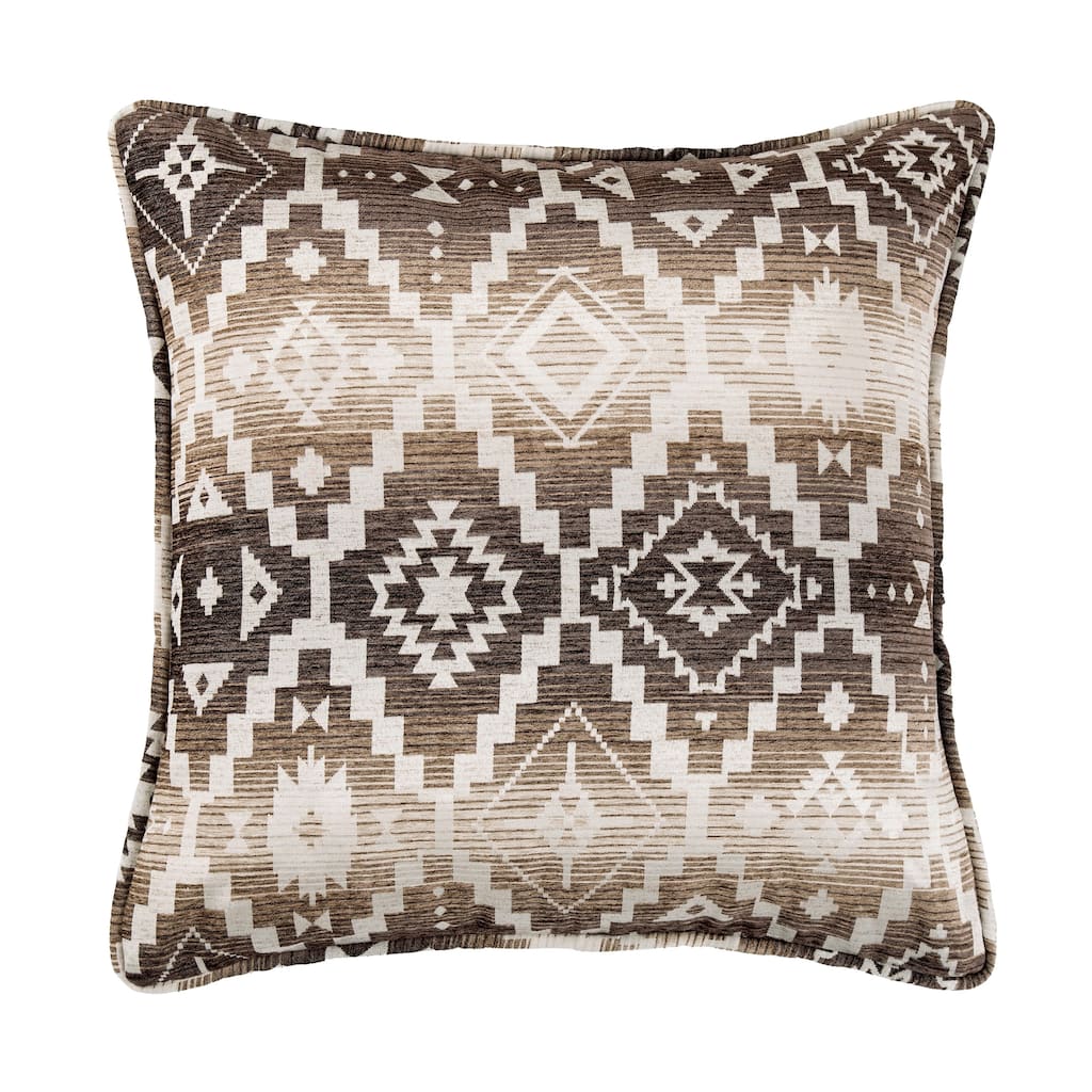 Paseo Road by HiEnd Accents Chalet Aztec Euro Sham, 27"x27"