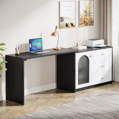 L Shaped Computer Desk Reversible Corner Home Office Desk