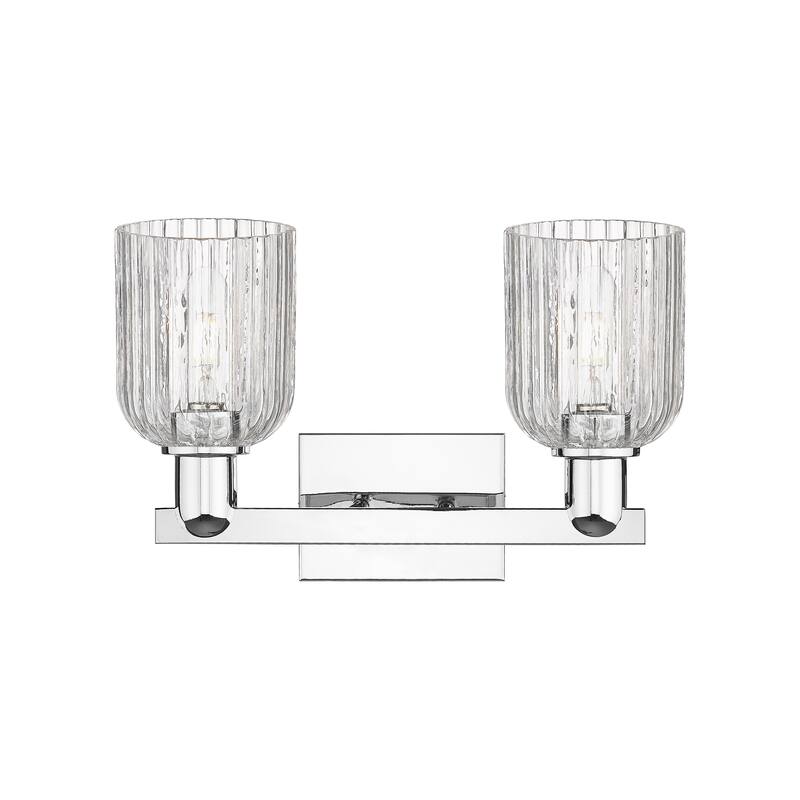 Innovations Lighting Downtown Urban - Bridal Veil - 2 Light 16" Bath Vanity Ligh