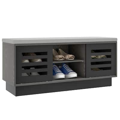 Costway Shoe Storage Bench with Cushion Shoe Storage Organizer Shoe - See Details