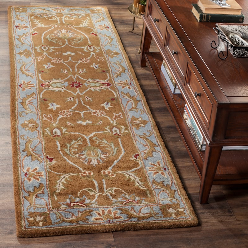SAFAVIEH Handmade Heritage Full Bloom Traditional Oriental Wool Rug