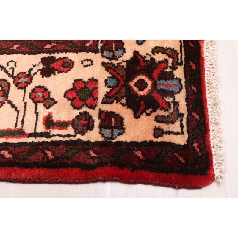 ECARPETGALLERY Hand-knotted Anadol Coral, Light Red Wool Rug - 4'2 x 7'10