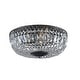 preview thumbnail 6 of 16, Silver Orchid 14-inch Crystal Flush Mount Chandelier