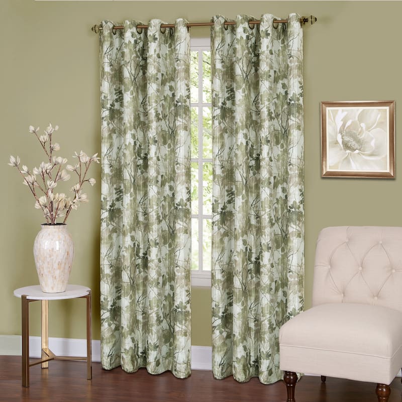 Achim Tranquil Lined Grommet Curtain Panel