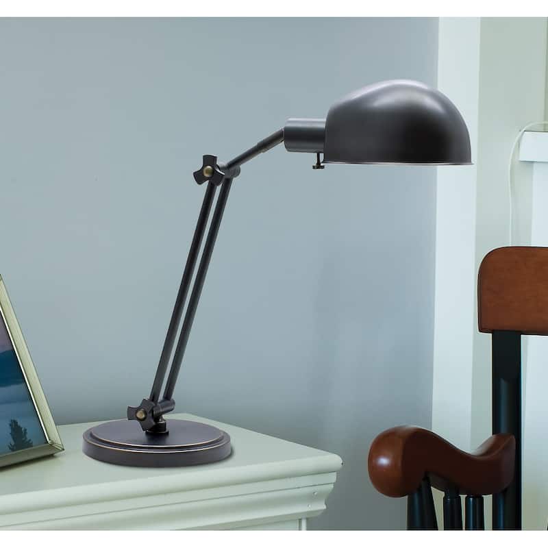 House of Troy Addison 1 Light 24"-32" Adjustable Height Desk Lamp