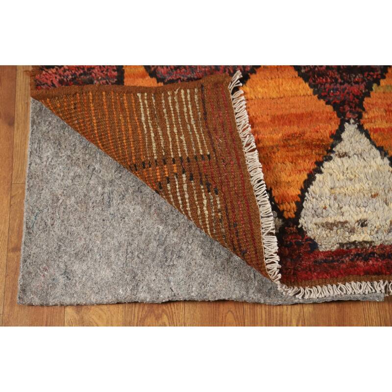 Tribal Trellis Moroccan Oriental Area Rug Handmade Wool Carpet - 6'9" x 9'8"
