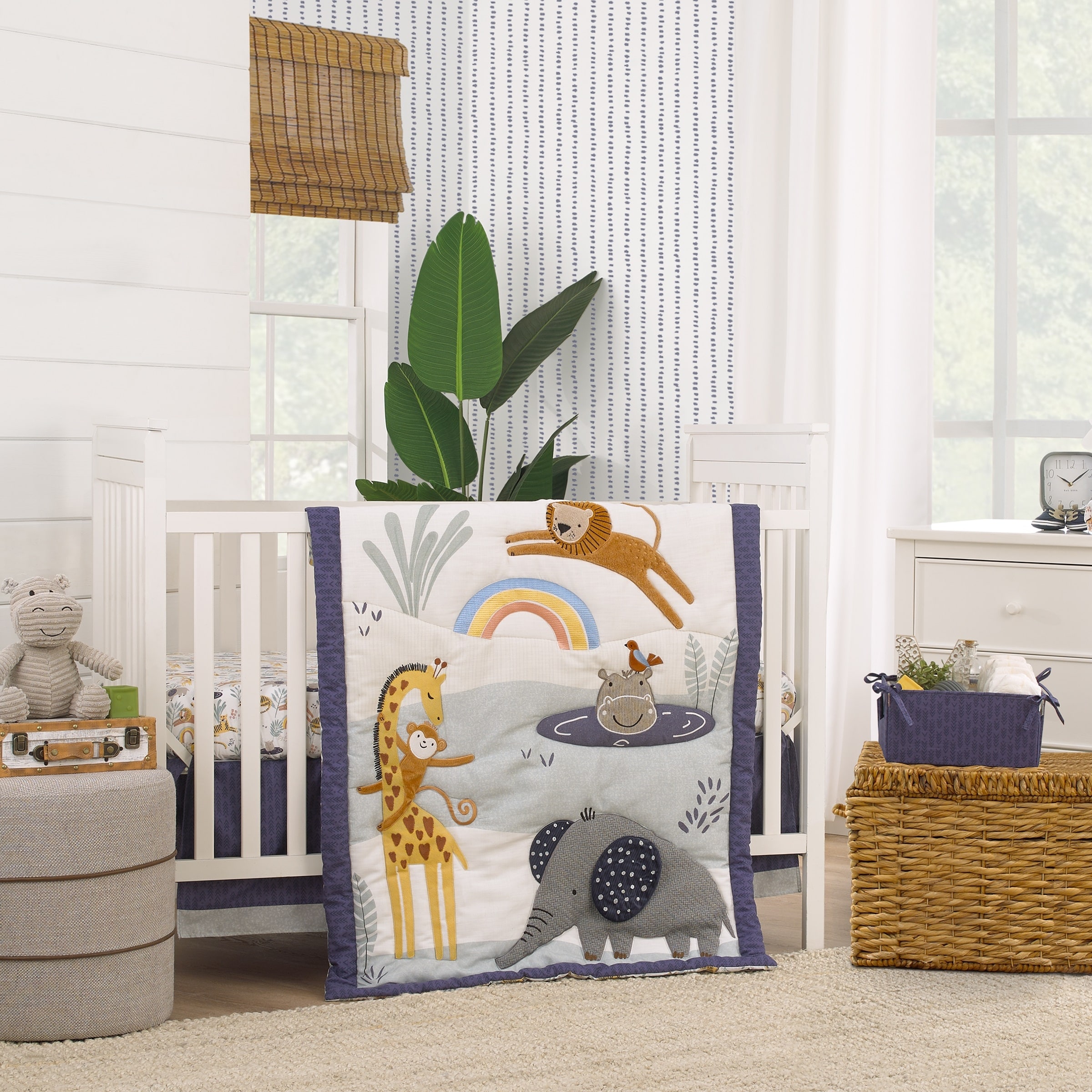 BabyFad Jungle Grey 9 Piece Crib Bedding Set Bed Bath Beyond 30231387