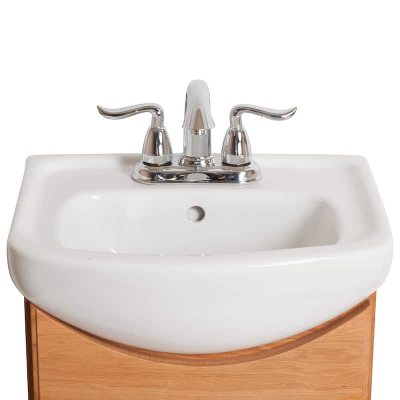 Fine Fixtures Petite 16-inch Bathroom Vanity with Vitreous China Sink Top