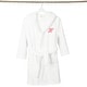 preview thumbnail 74 of 78, Sweet Kids 100% Polyester SUPER PLUSH Double Brushed Hooded Bathrobe with Pink Script Monogram