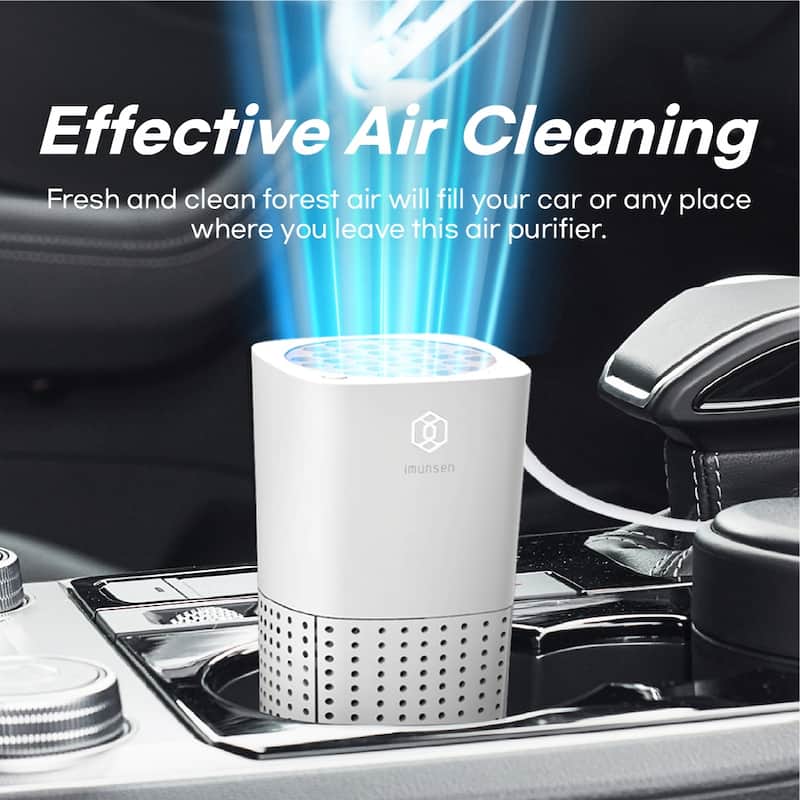 IMUNSEN Portable Air Purifier with Cypress Wood Filter and HEPA Filter