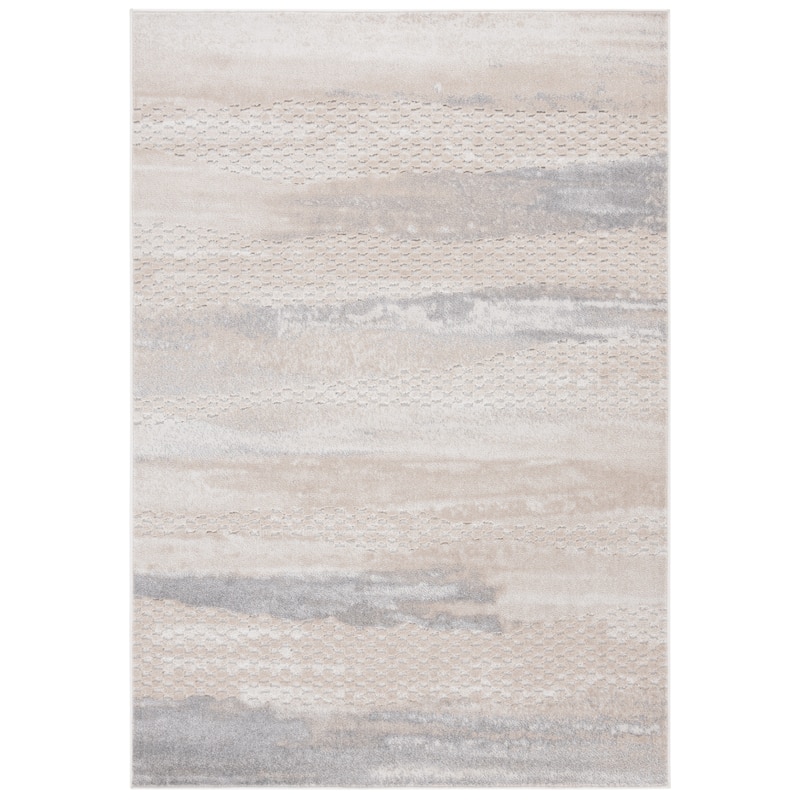 SAFAVIEH Stella Manushe Modern & Contemporary Rug - 4' x 6' - Beige/Grey