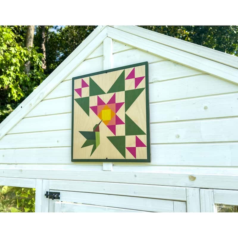 Zylina Greenhouse & Garden Art - Hummingbird Quilt