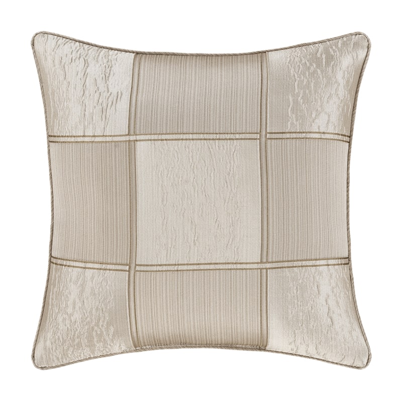 Brando Flax 20" Square Decorative Throw Pillow